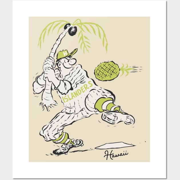 Defunct Hawaii Islanders Baseball 1961 Wall Art by LocalZonly